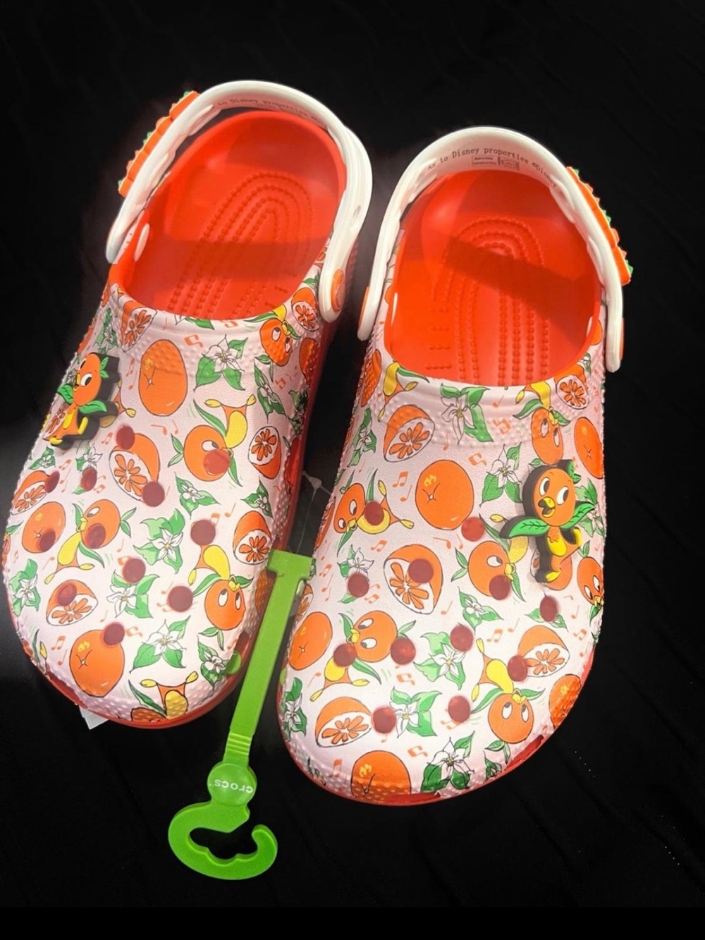 Florida orange bird crocks size 4 men 6 women new w tags